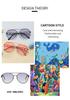 Korean Style Retro Round Heart-Shaped Frame Sunglasses: Trendy Light-Colored Street Style for Children