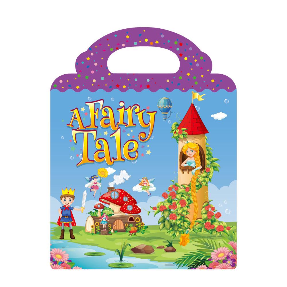 

Горячие новые детские наклейки-сцены, самодельные пазлы-наклейки, книги-наклейки, многоразовые мультяшные животные, обучающие игрушки для детей, подарки