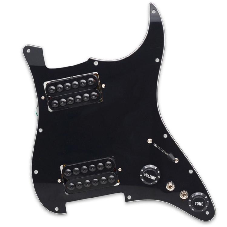 Electric Guitar Shielding Set Electric Guitar Pickguard Set Scratch Plate Instrument Accessories PVC Texture for Guitar