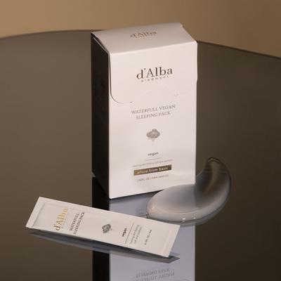 Made In Korea d’Alba Waterfull Vegan Sleeping Pack 4 Ml × 12 – Deep Moisture Overnight Vegan Mask Pack