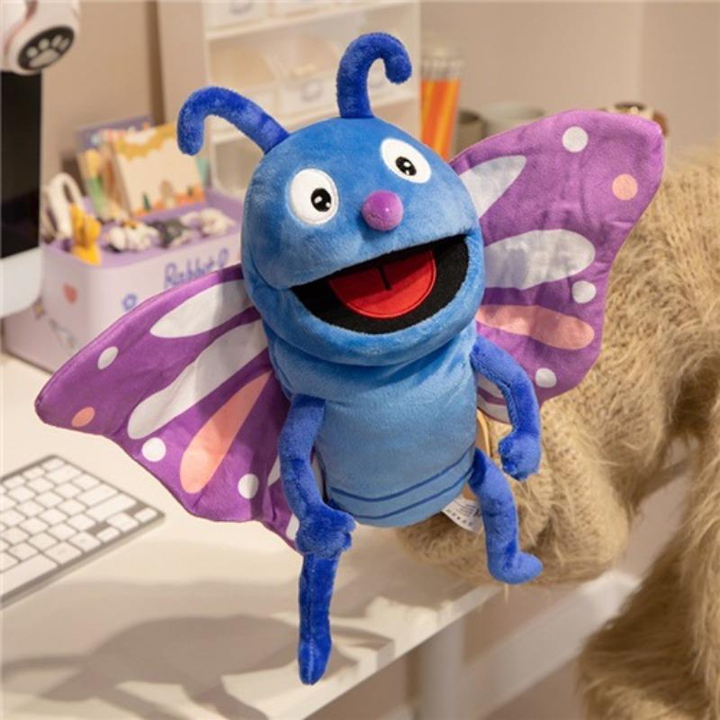 

Creative Insect Puppet Plush Toy Butterfly Puppet Bee Puppet Ladybug Ant Caterpillar Dragonfly Puppet 30cm