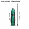 Short Handle Double Head Screwdriver Chrome Steel Slotted Cross Screwdriver  DIY Projects