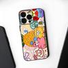 Coque de téléphone mignonne SpongeBob Noir Souple Pour Iphone 16 15 14 13 11 12 Pro Max Xr X Xs 8 7 Plus