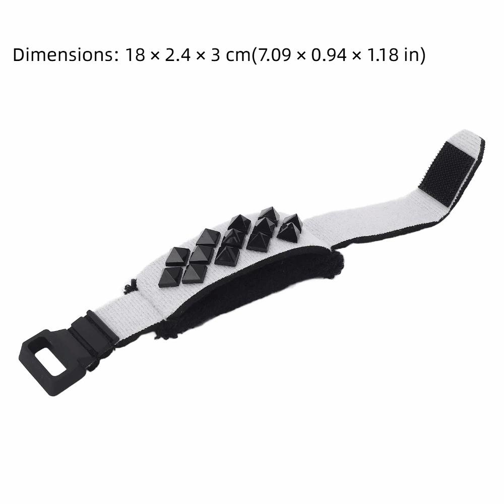 2PCS Plastic And Fabric Bass Muting Strap Adjustable Design Noise Dampers  For Electric Guitar