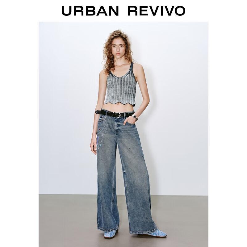 UR 2025 Summer Women's Textured Sleeveless Knit Top