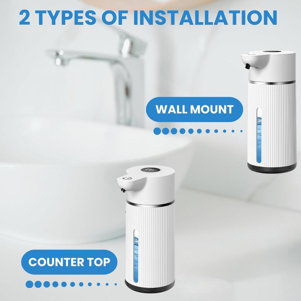 420ML Desktop Wandmontiert 4-Stufen Einstellbar Intelligent Elektrisch Automatisch Sensor Seifenspender Neu Hand Geschirrspülmaschine