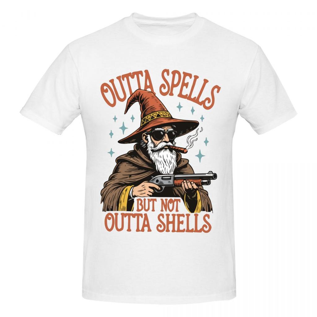 Unisex Lustiges Zauberer Meme Keine Zaubersprüche Mehr Aber Noch Schalen Spaß T-Shirt Streetwear Rundhals Baumwolle T-Shirts