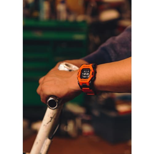 Casio Klokke G-Shock [] Utstyrt med Bluetooth og bruker biomasseplast GD-B500FL-4JF Herre Oransje