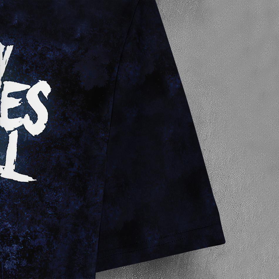 Summer Round Neck 3D Fun Cartoon Patterns Print Top Fashionable Casual Short Sleeved Men's T-shirts