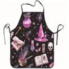 Nosleeve Waterproof Apron For Kitchen And Grilling With Colorful Abstract Design