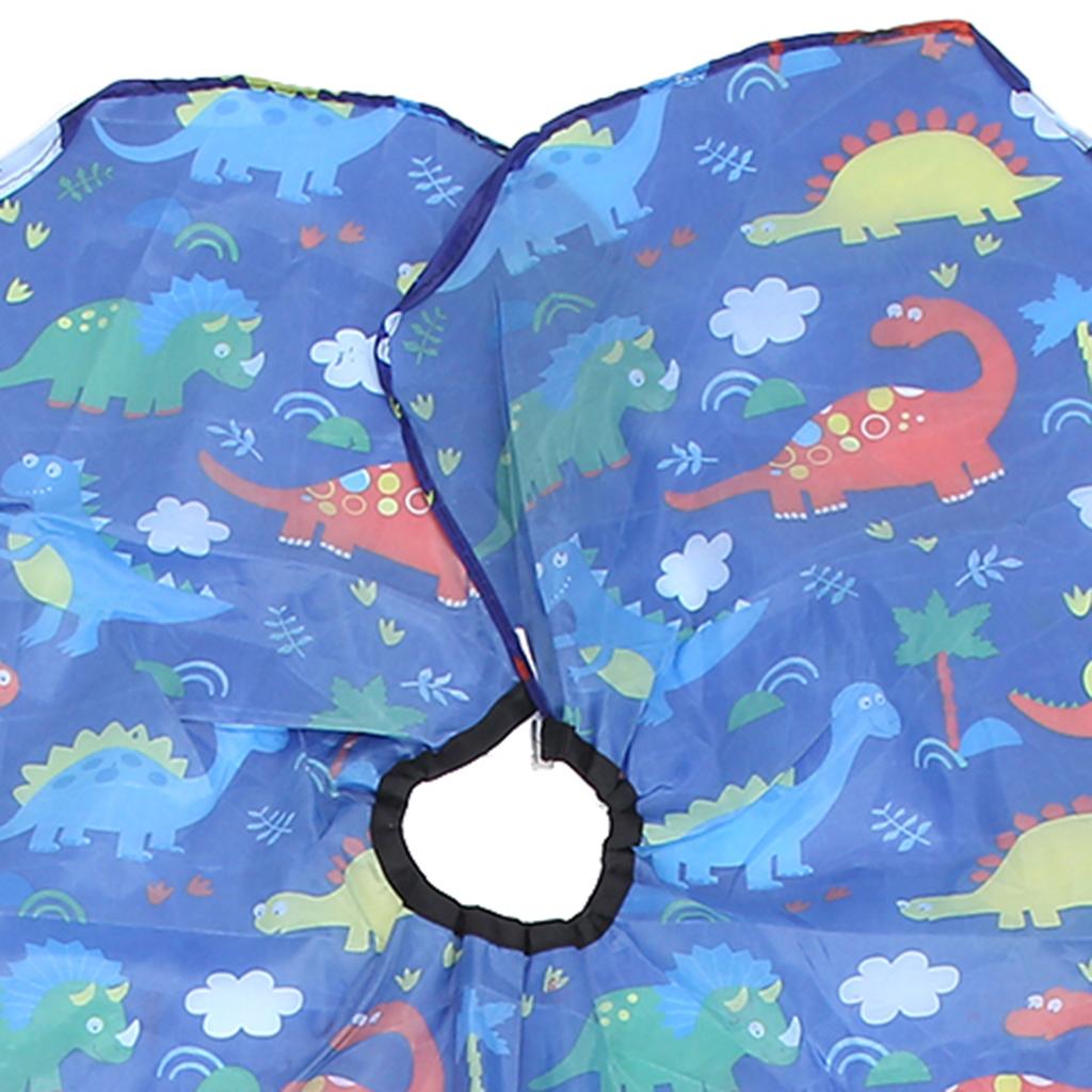 Cape de Coupe de Cheveux pour Enfants Salon Imperméable Motif Dessin Animé Mignon Tablier de Coiffure