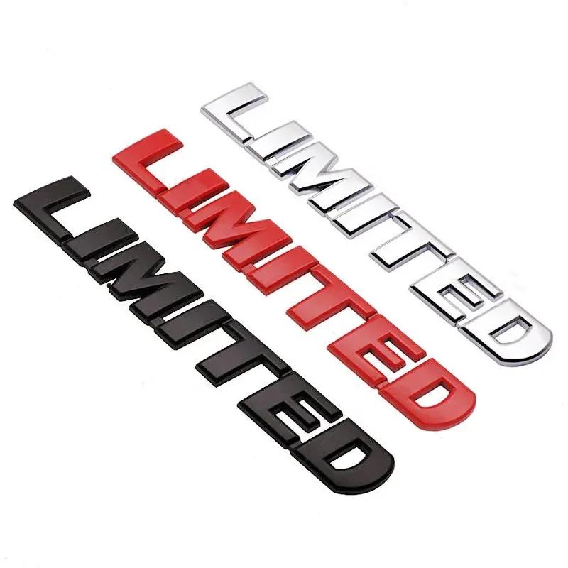 3D Metal Car Trunk Badge Stickers For Jeep Limited Letters Emblem Logo Grand Cherokee Overland Compass Wrangler Accessories