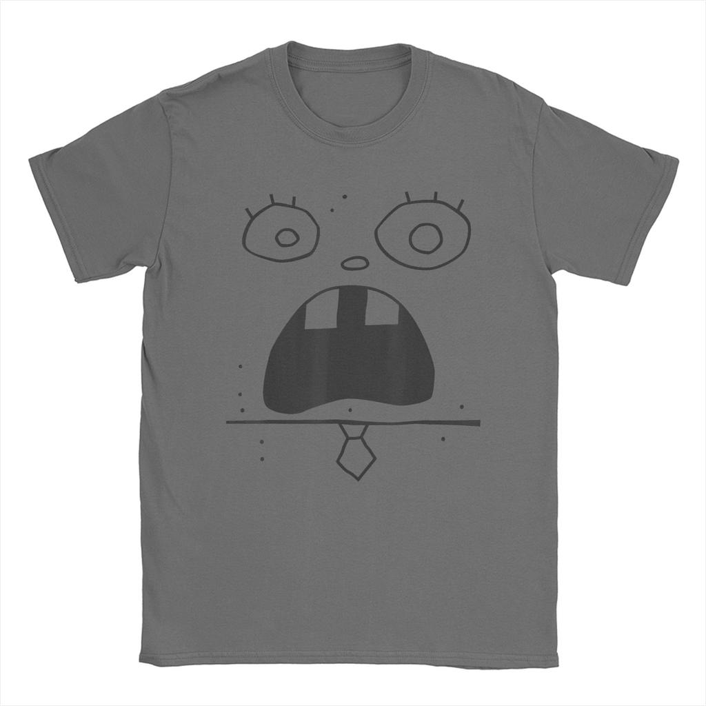 Men Sponge Bobs Doodle Bob Face SquarePants T Shirts Cartoon Cotton merchandise Novelty Short Sleeve O Neck Tee Present T-Shirts