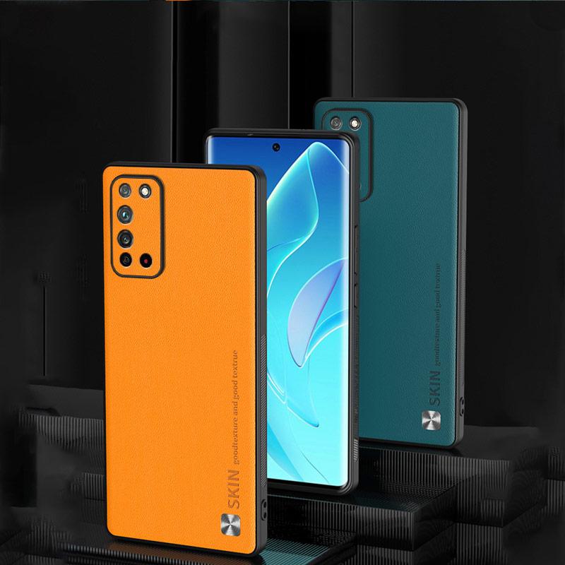 For Honor X10 Fashion PU Leather Silicone Case For Honor X10 Max Lens Protection Shockproof Cover For Honor X10 Anti Fall Case
