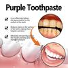 Limited time!!Oralhoe Purple Tooth Whitening Toothpaste, Deep Cleansing For Plaque And Stains, Freshens Breath