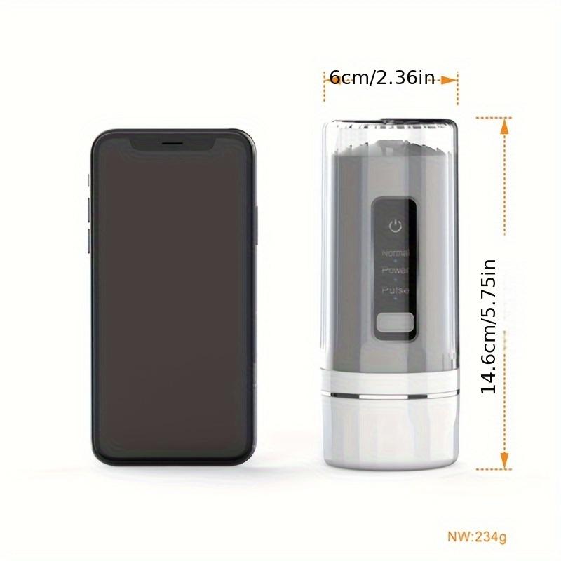 Tragbarer elektrischer Zahnseide-Apparat, kabelloser einziehbarer Munddusche mit 0,8 mm Wasserstrahl, Zahnreiniger für Zuhause und unterwegs, universell für Männer und Frauen