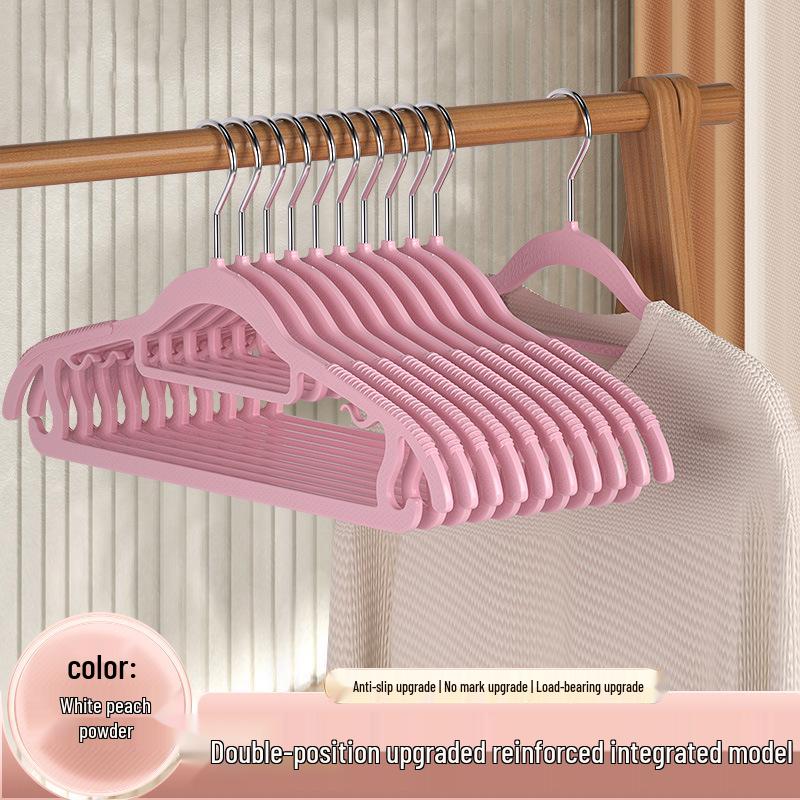 Non-Slip Anti-Bulge Clothes Hangers with Shoulder Protection for Wardrobe Drying Racks