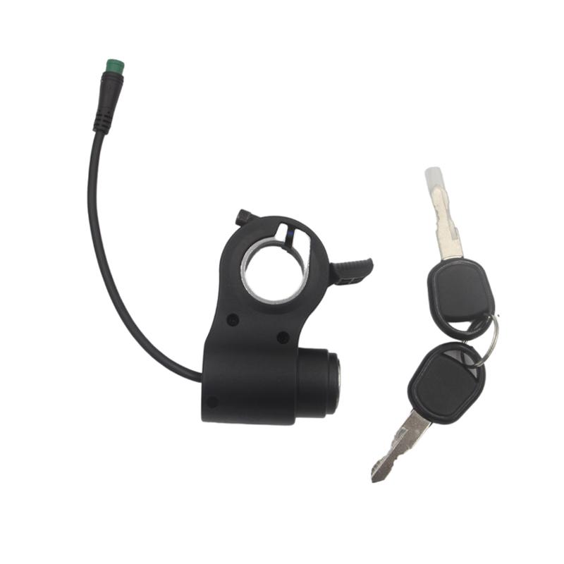 Náhradní díly spínače akcelerátoru elektrické koloběžky Elektrický zámek s klíčem Rychlost akcelerátoru Pro Kukirin G2 Pro /G2 Max