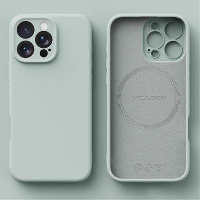 Luxury Silicone Soft Magsafe Case For iPhone 16 15 14 12 11 13 Pro Max 16 Plus 16E Wireless Charge Shockproof Matte Candy Cover