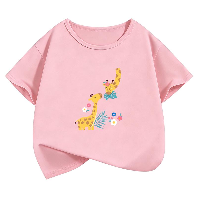 Funny Anime Cute Horse T Shirts Cat Funny Manga Kids Childrens Tshirt Boys Girls Casual Top Tee Shirt Summer