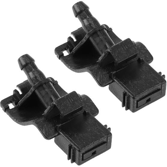Windshield Washer Nozzle No.8538130150 Car Front Windshield Spray Nozzles Wiper Spray Washer Jet for Lexus RX 2010-2015 Black