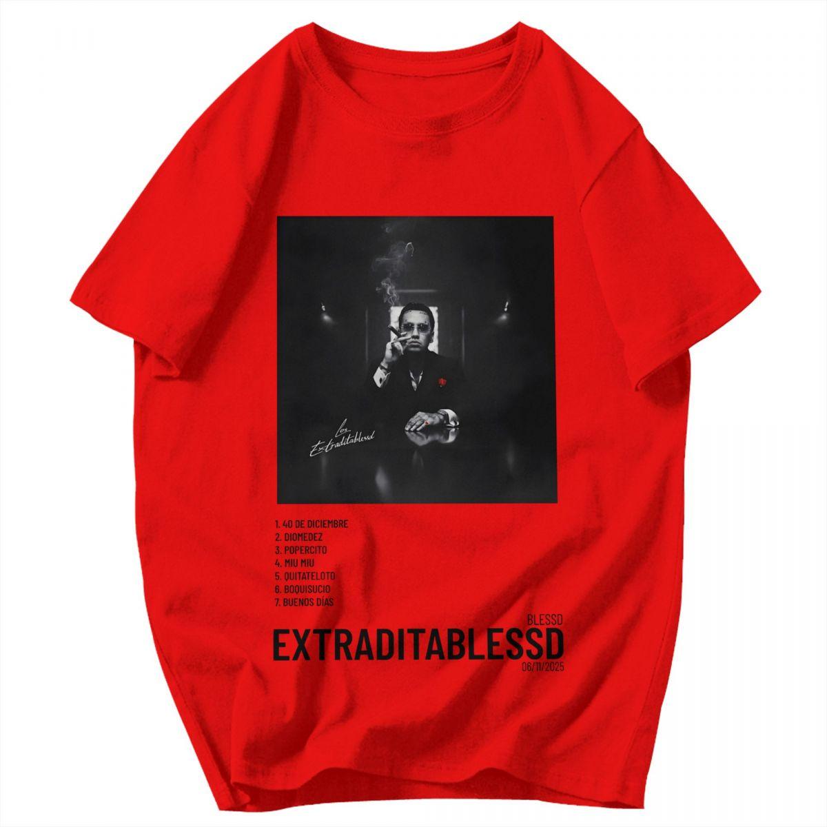 Men T Shirt Blessd Extraditablessd Pops Y2K Graphic Quality Unisex Clothes T Shirts S