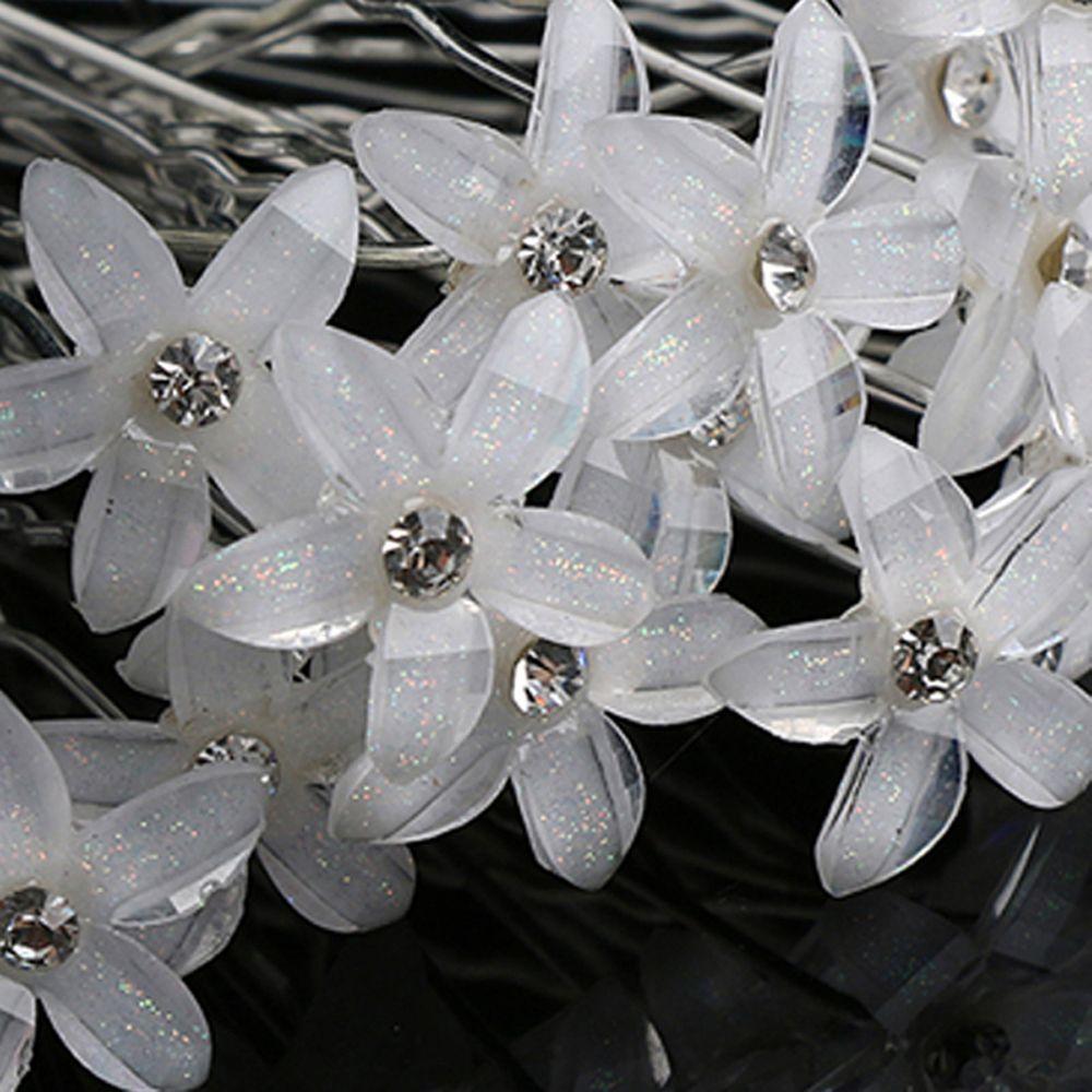 20pcs New Trinket Flower Hairclips Hairpins Headwear Bride Headdress