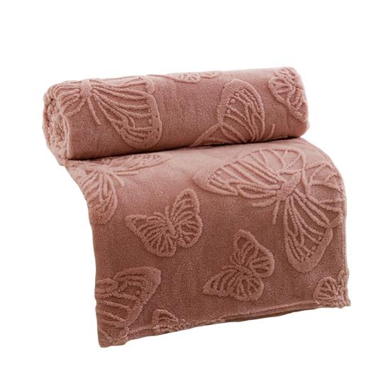 3D Butterfly Baby Blanket Double-Sided Flannel Soft Throw Blanket Fluffy Infant Toddler