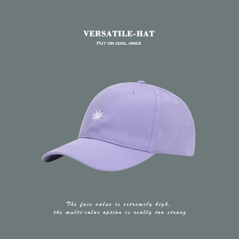 Trendy Duckbill & Baseball Caps - Men s Korean Style & Women s Casual Versatile, Summer Sun Protection, Black Ins Brand. светло-фиолетовый