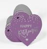 Inkdotpot Silver Foil Paper Hang Tag Happy Retirement Favor Tag 100 Pieces