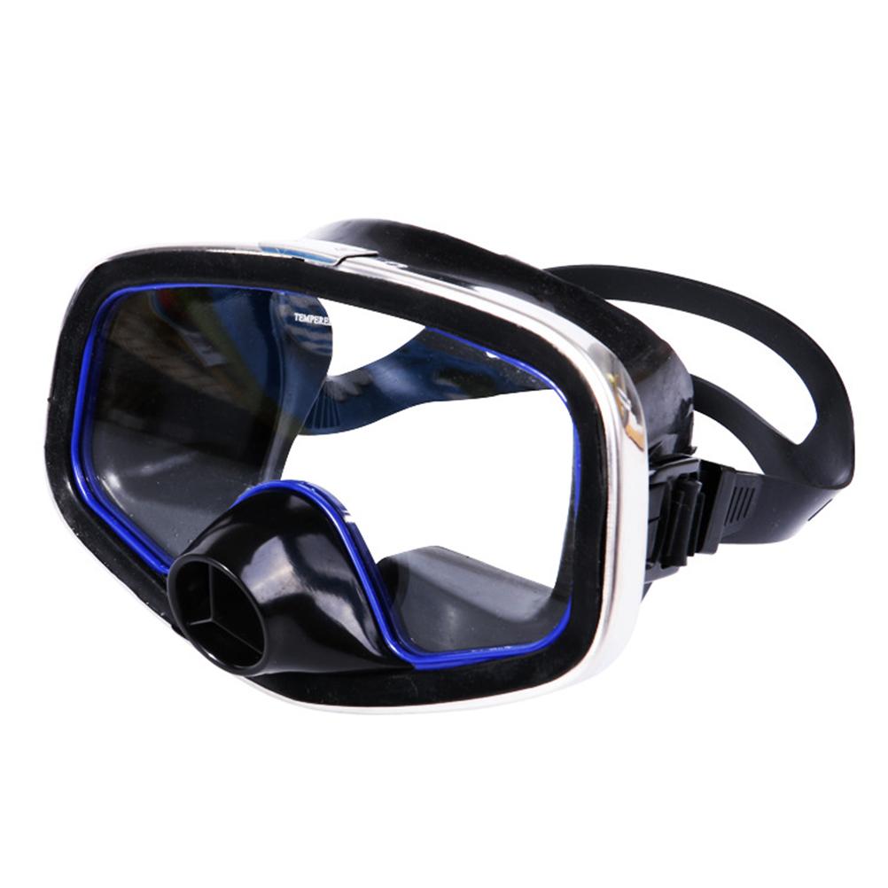 Tempered Glass Surface Diving Mask Goggles Adult Underwater Swimming Waterproof Snorkeling Mirror Goggles