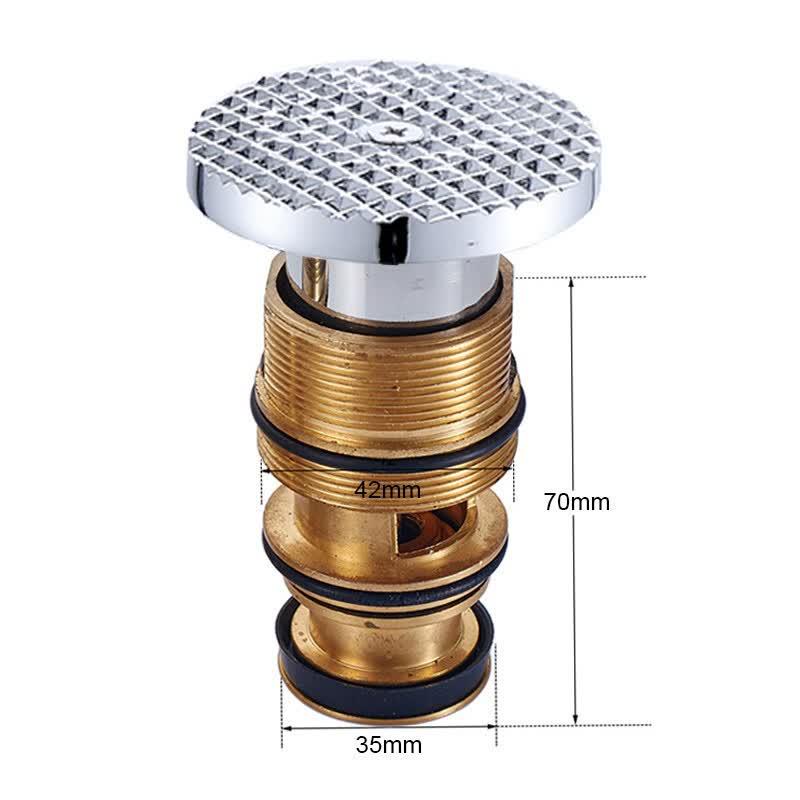 HONGGONG Concealed Brass Foot Pedal Flush Valve Core