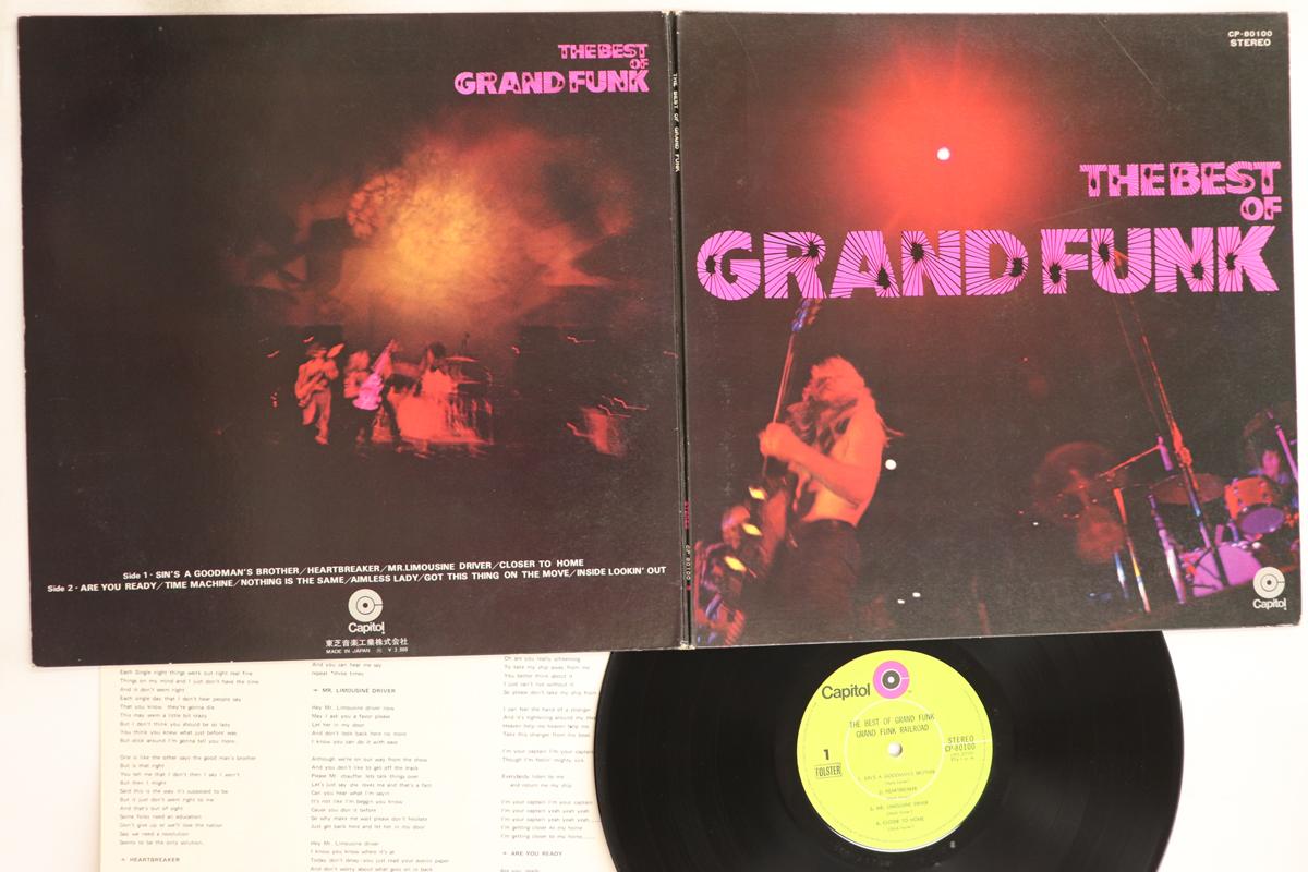 

LP Пластинка GRAND FUNK - Best Of Grand Funk CP80100 CAPITOL 1970 Япония Рок Б/У