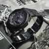 Casio Men Liquid Crystal,Analog Dual Display Series 44mm Black Watch GA-2100SKE-7A(Watch3--)