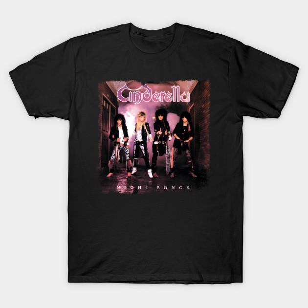 Men Black Print T-shirt Cinderella - Night Songs No-Cut Transfer Paper Print Cotton Tshirt 3XL чёрный