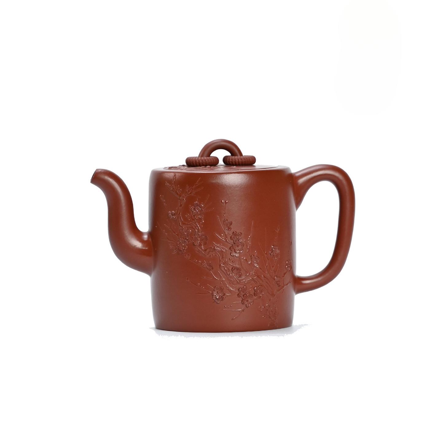 

250ml Exquisite Yixing Purple Clay Teapots Handmade Plum Blossom Pot Raw Ore Dahongpao Mud Kettle Zisha Tea Set Tea Ceremony