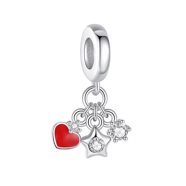 Original 925 Sterling Silver Charms Fit Charm Bracelets Fashion Jewelry DIY I LOVE READING Book Charm Beads