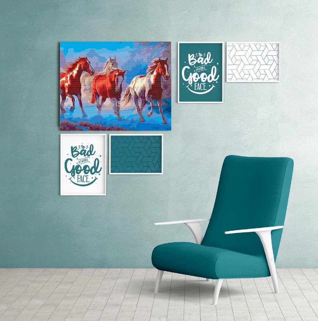 Paint It! Horses 40x50 Painting By Numbers