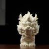 Dekoracja zwierzątka do herbaty kylin z owocu kości słoniowej Zhaocai Kylin do domu, salonu, na stolik do herbaty, rzeźba krajobrazowa, rękodzieło artystyczne