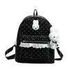 Sweet and Adorable Double-shoulder Bag for Girls, High School Appearance, Light-hearted Schoolbag, Fresh and Cute Backpack