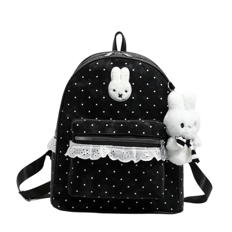 Sweet and Adorable Double-shoulder Bag for Girls, High School Appearance, Light-hearted Schoolbag, Fresh and Cute Backpack