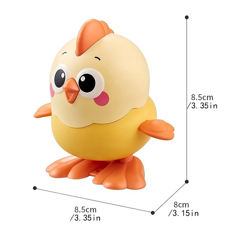 Children'S Cartoon Clockwork Toys Wind-Up Jumping Chick Baby Baby Educational Toy Wind Up Toys Kids Toys Girls Toys Boys Toys