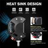 6.5" 72W Quad Row Light Bar LED Flood Work Light Flood Light for Truck Car ATV