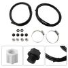 Washers Nuts Saddle Clamps Tube Chlorinator Tubing Off-Line Pool Accessories 2 Sets Pipe: 4ft Silver Practical