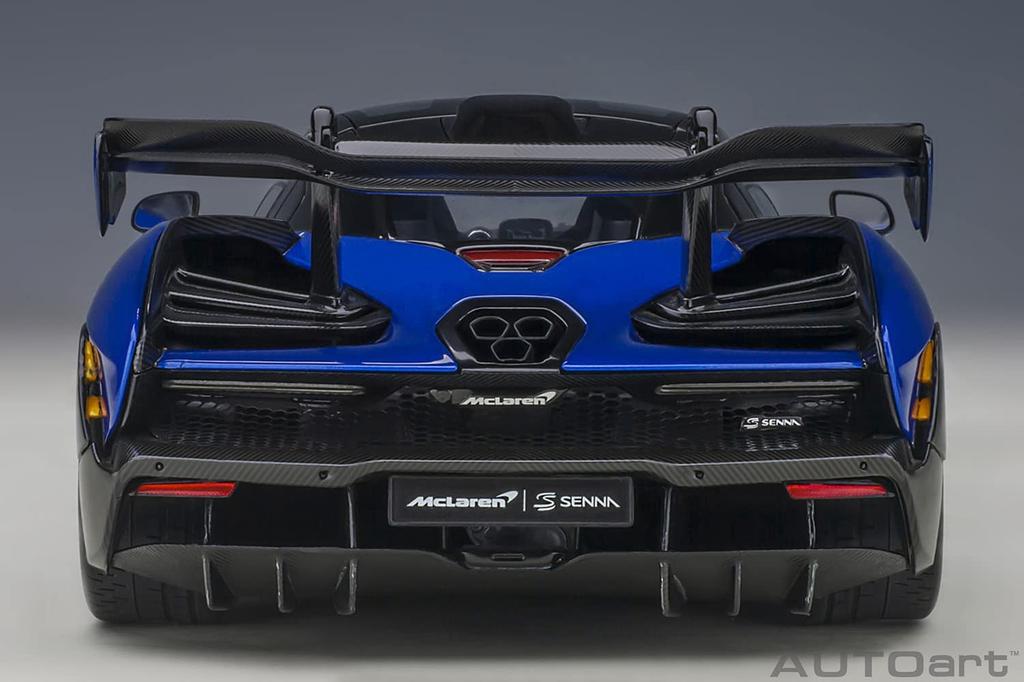 AUTOart McLaren Senna Metallic Blue Finished Product 76079 1/18