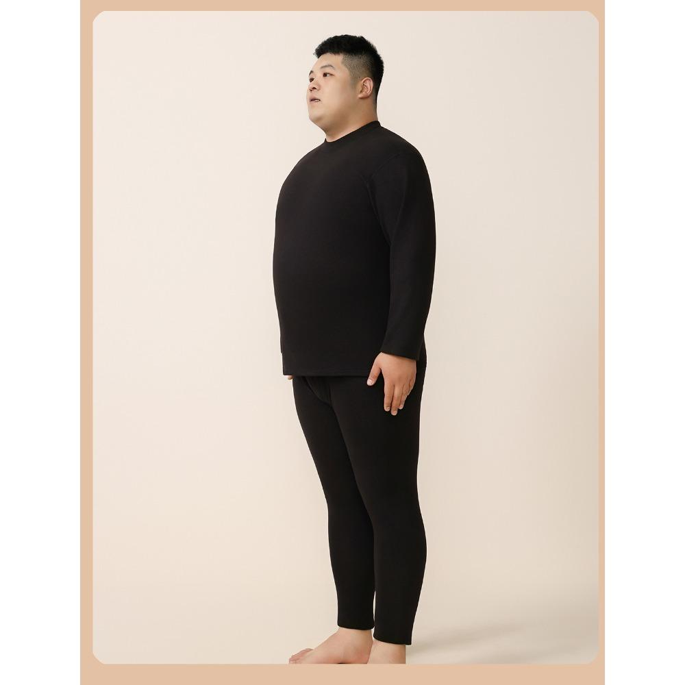 Couple Sherpa Fleece Thermal Underwear Set Plus Size Warm Cold Resistant Winter