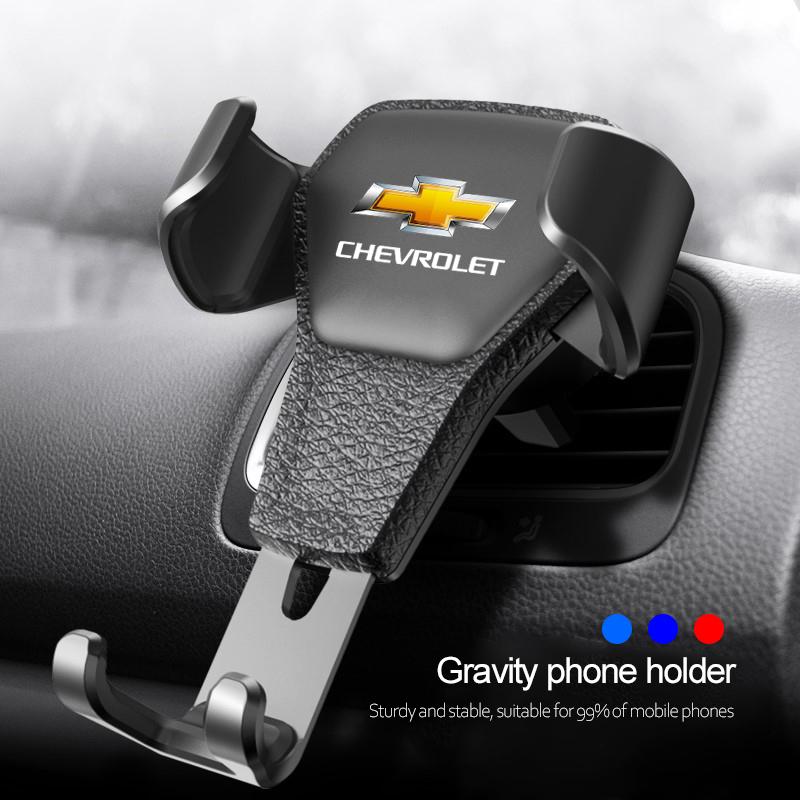 Air Outlet Gravity Phone Holder Car GPS Navigation Clamp Accessories For Chevrolet Camaro Equinox Traverse Montana Silverado