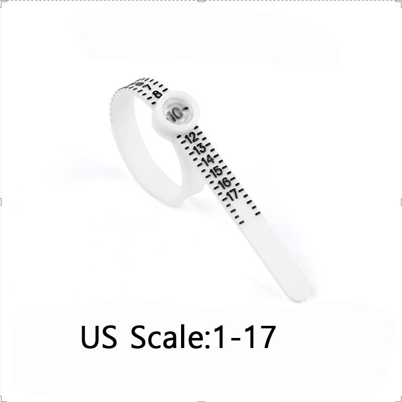 Professional Ring Size Measurement Tool Magnifying Glass Ring Measuring Tape Ring Sizers Fashion Jewelry Measuring