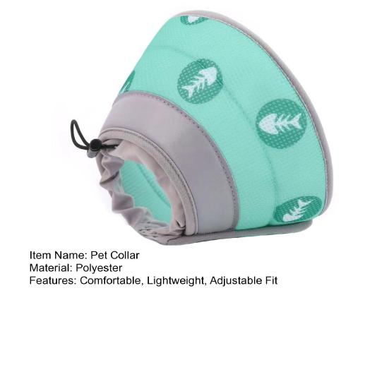 Krycí límec pro kočky Nastavitelný límec pro mazlíčky Měkký límec pro koťata k zabránění olizování Skládací Lehký Límec pro rekonvalescenci po operaci pro kočky a koťata