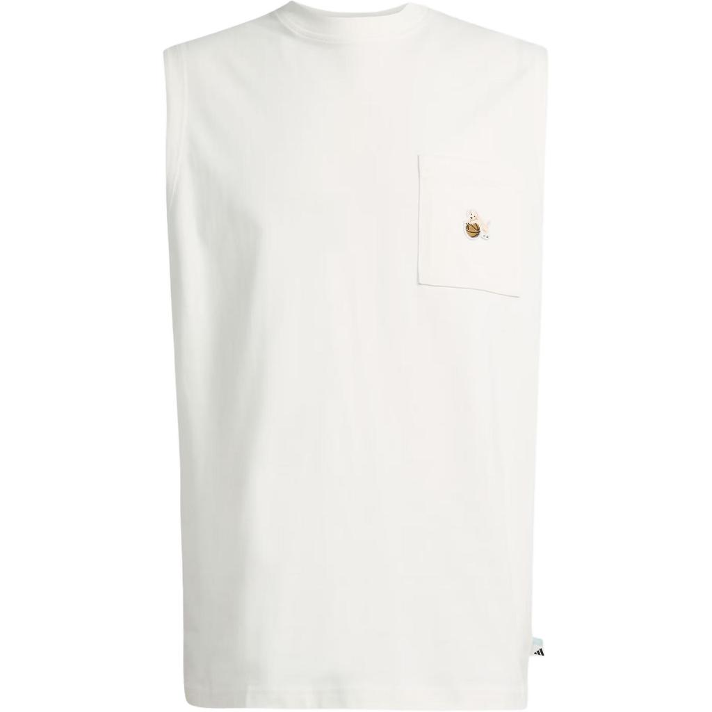 New Adidas SS25 Tank Top Men's Jade White JL9237